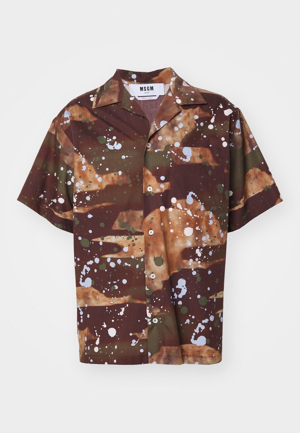 

Рубашка Camicia MSGM, зеленая