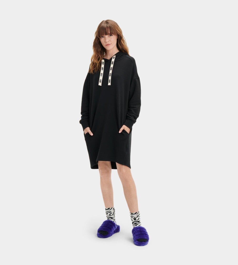 

Платья-комбинезоны Aderyn Hoodie Dress UGG, черный