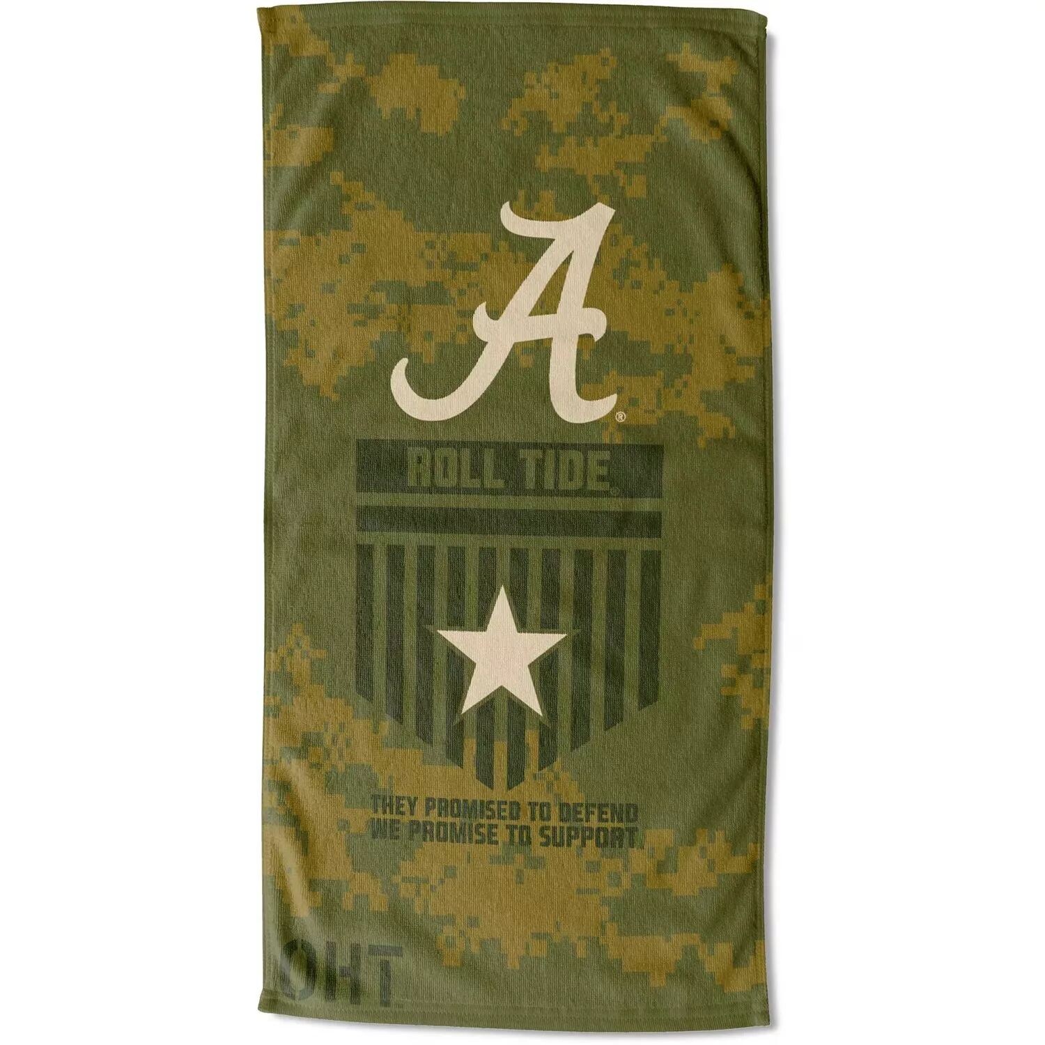 

Пляжное полотенце The Northwest Group Alabama Crimson Tide 30 x 60 дюймов OHT с военной признательностью и гордостью