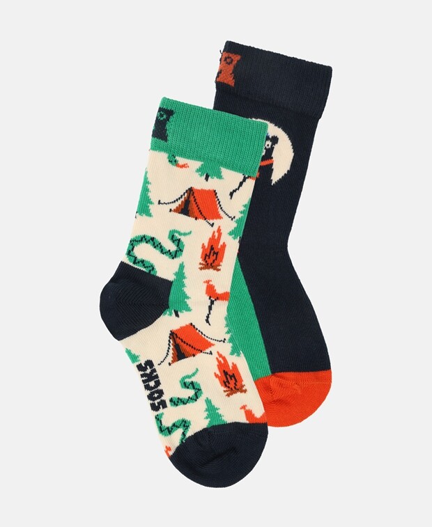 

Носки, упаковка 2 шт. Happy Socks, бежевый