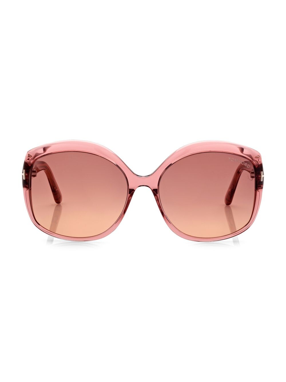 

Круглые солнцезащитные очки Chiara 60 мм Tom Ford, розовый