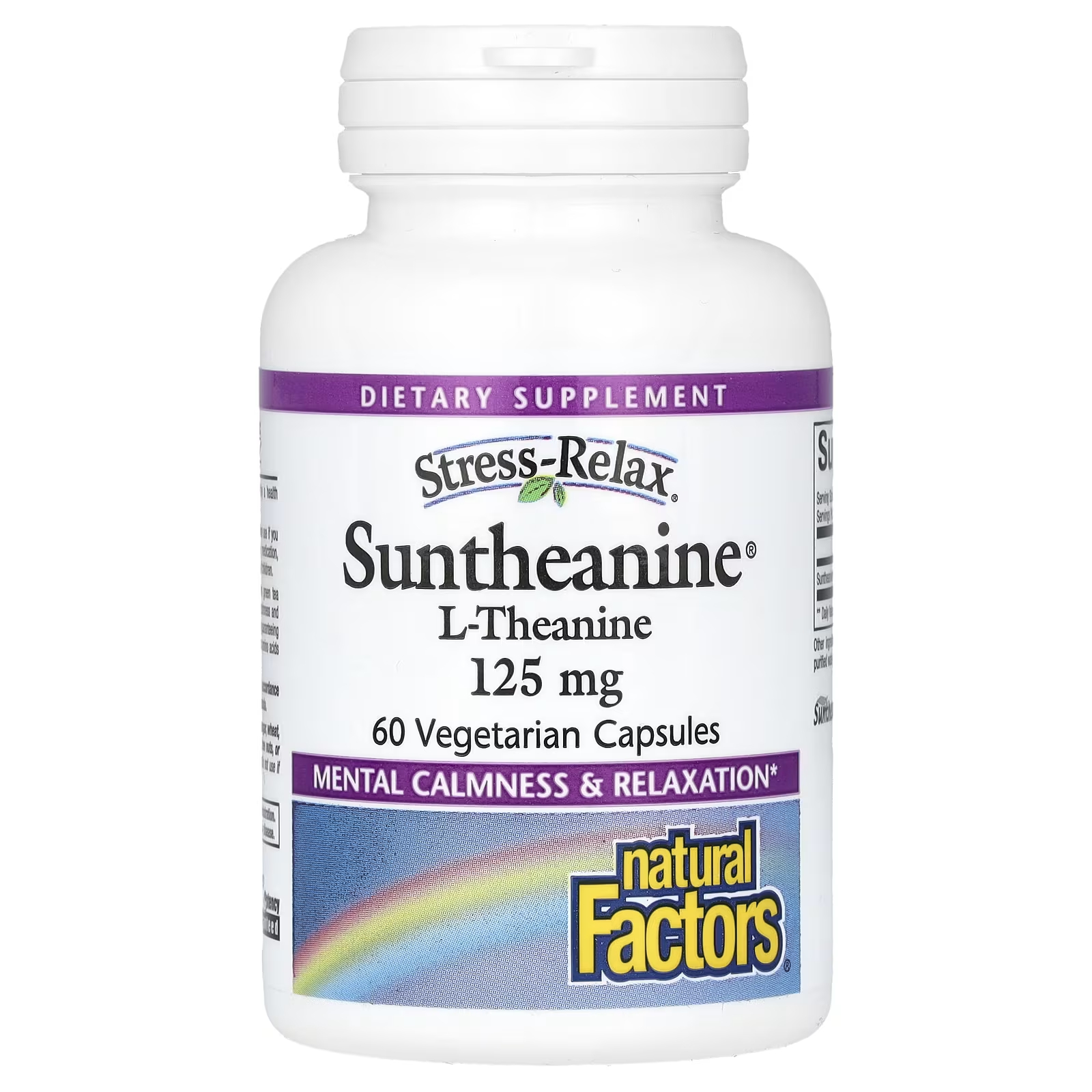 Пищевая добавка Natural Factors Stress-Relax Suntheanine L-Theanine 250 мг, 60 капсул