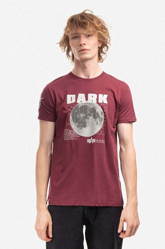 

Хлопковая футболка Alpha Industries, красный