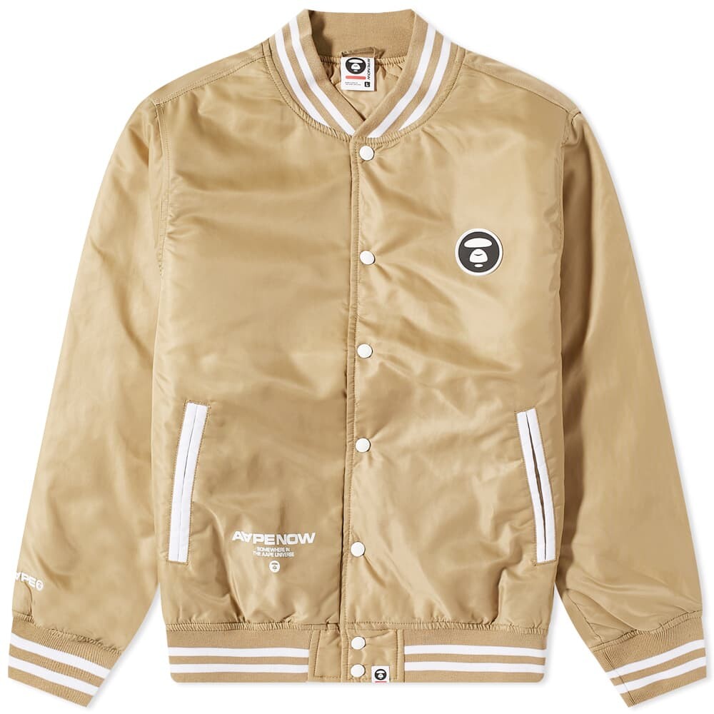 

AAPE Бейсбольная куртка AAPE Now, бежевый