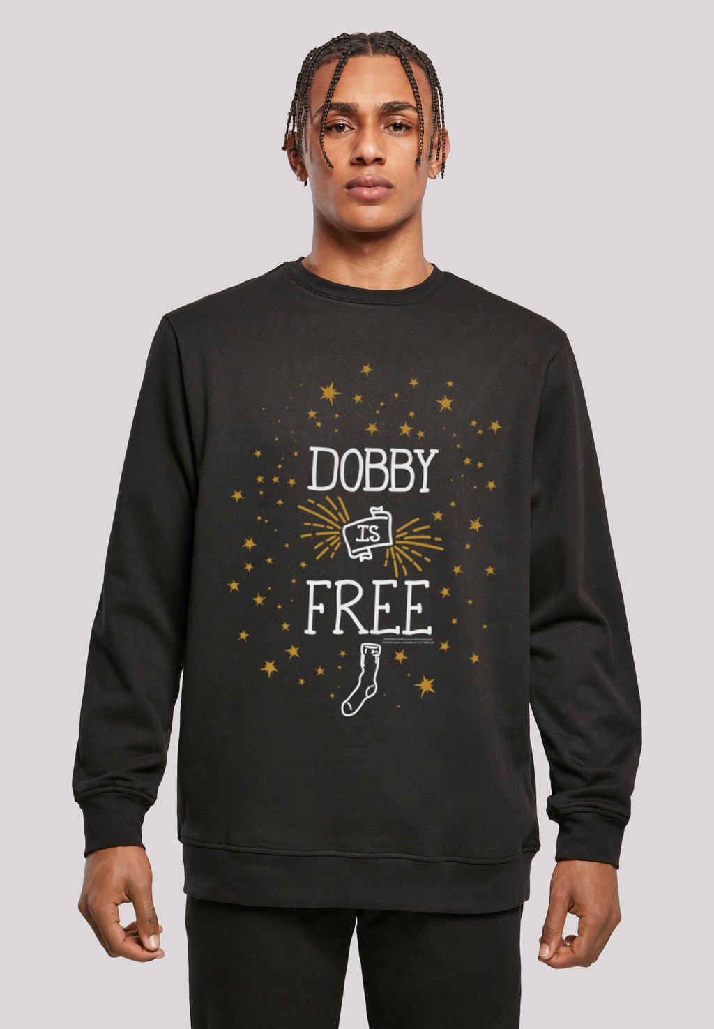 

Толстовка HARRY POTTER DOBBY IS FREE F4NT4STIC, черный