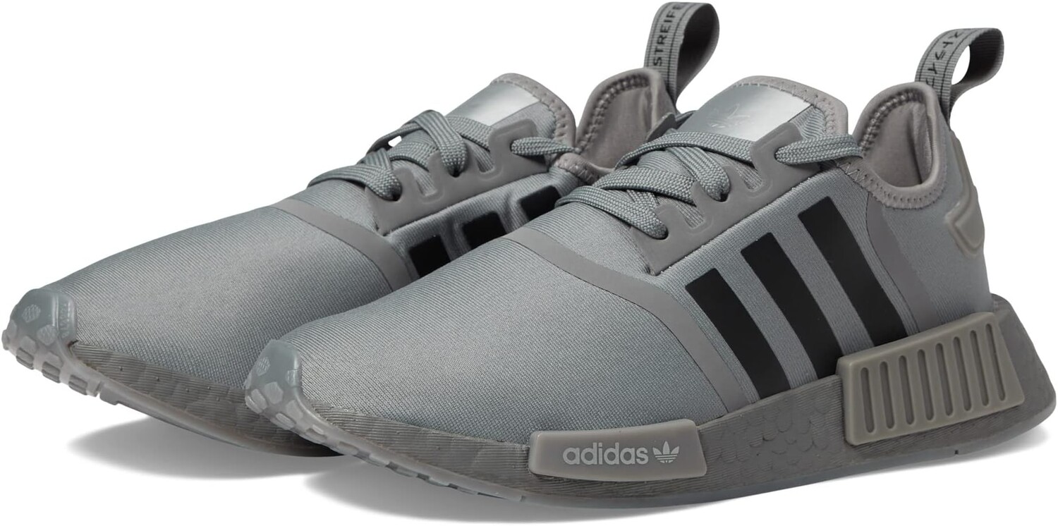

Кроссовки NMD_R1 J adidas, цвет Grey/Black/Silver Metallic