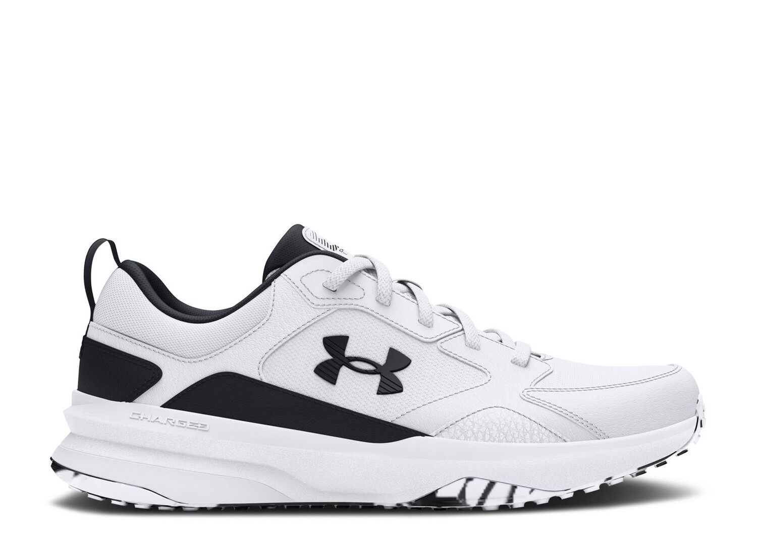 

Кроссовки Under Armour Charged Edge 4E Wide 'White Black', белый