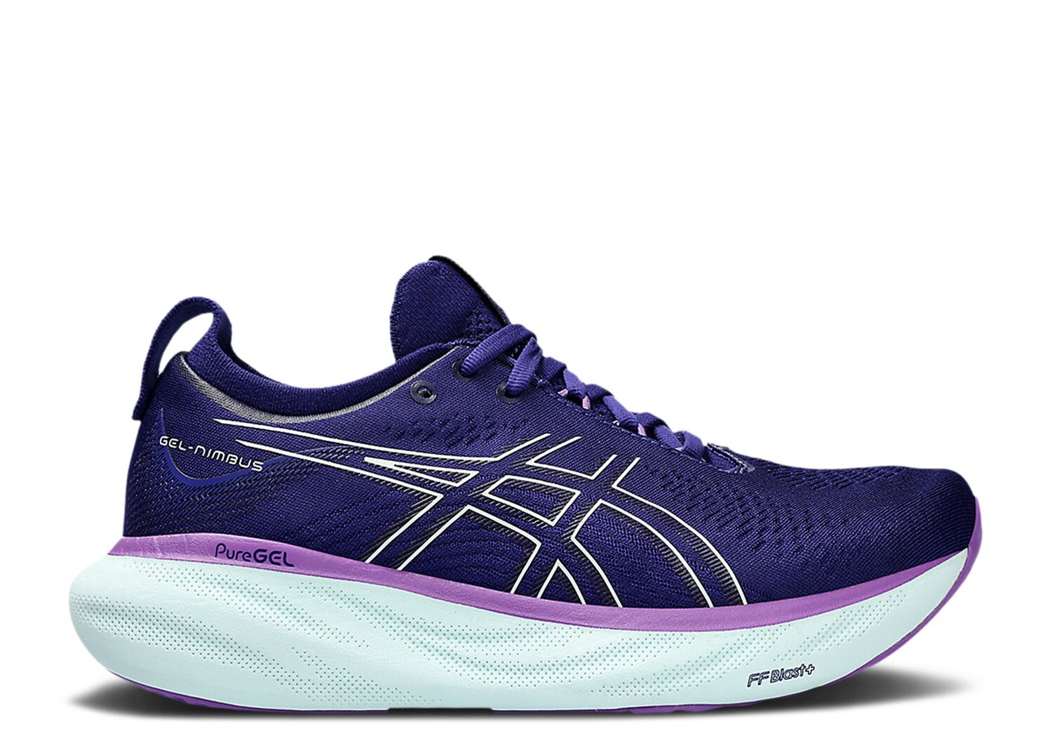 Кроссовки ASICS Wmns Gel Nimbus 25 'Dive Blue', синий кроссовки wmns gel nimbus 25 black reborn blue asics черный