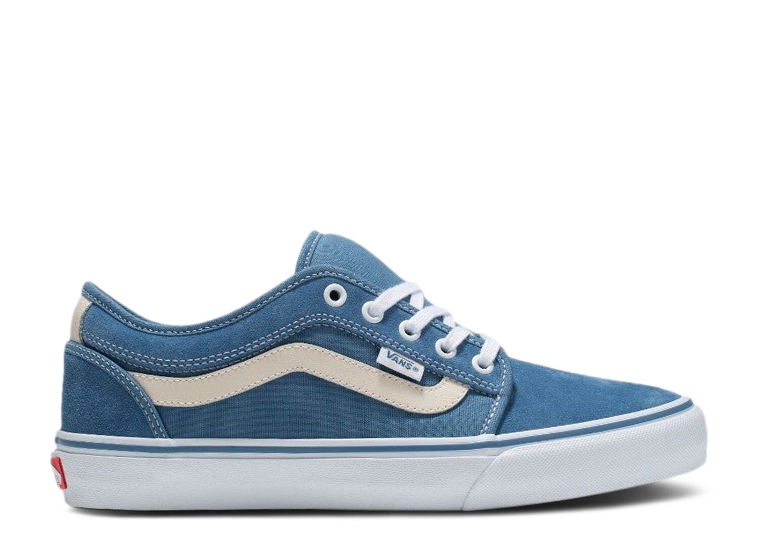 

Кроссовки Vans Chukka Low 'Sidestripe - Light Navy Cream', синий