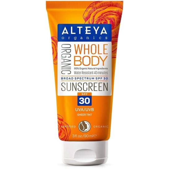 

Органический солнцезащитный крем SPF30, 90 мл Alteya, Whole Body Organic Sunscreen