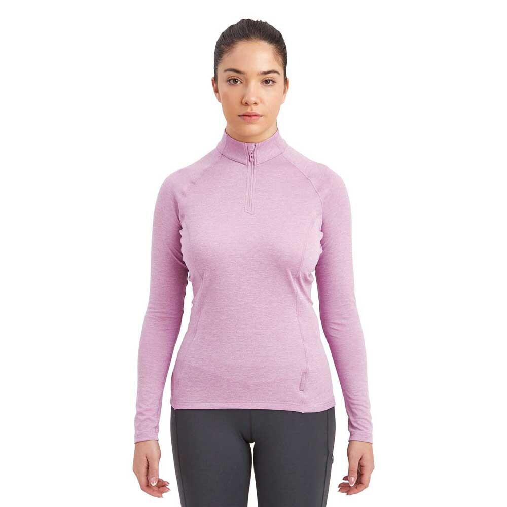 

Футболка с длинным рукавом Montane Dart Zip Neck, розовый