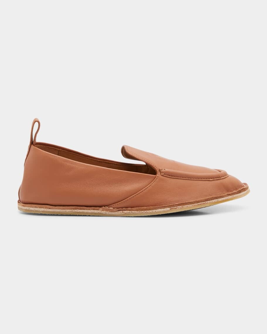 

Кожаные лоферы без шнурков на плоской подошве Dries Van Noten