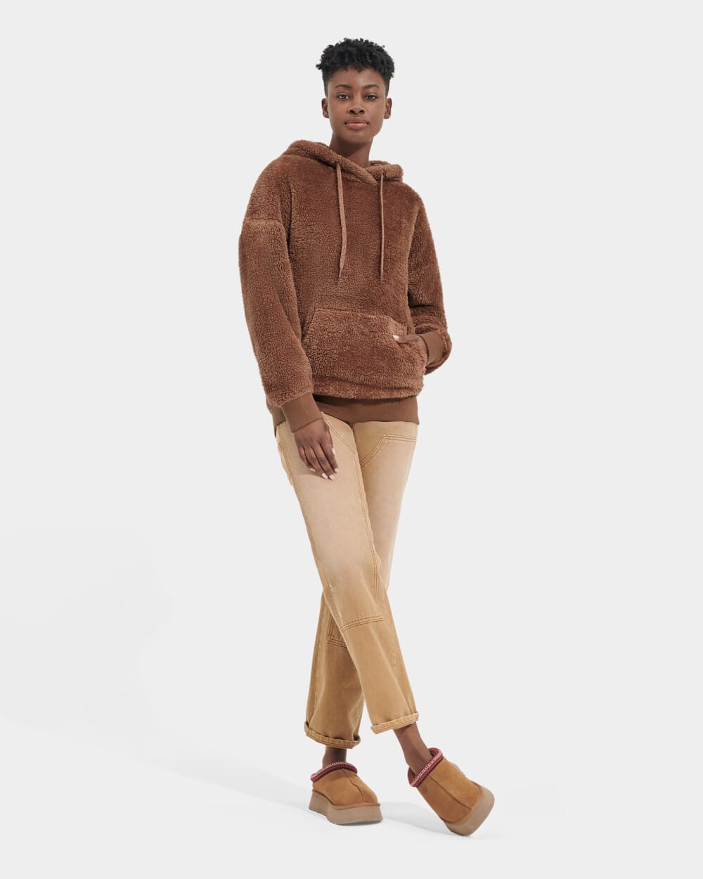 

Толстовка Loyra Sherpa Hoodie UGG, коричневый