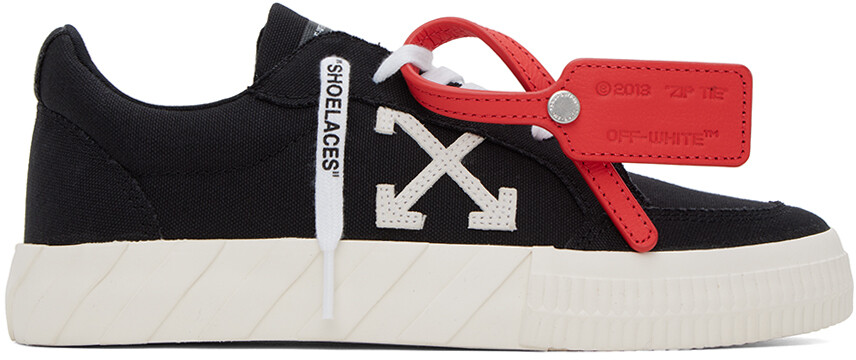 

Off-White Черные вулканизированные кроссовки