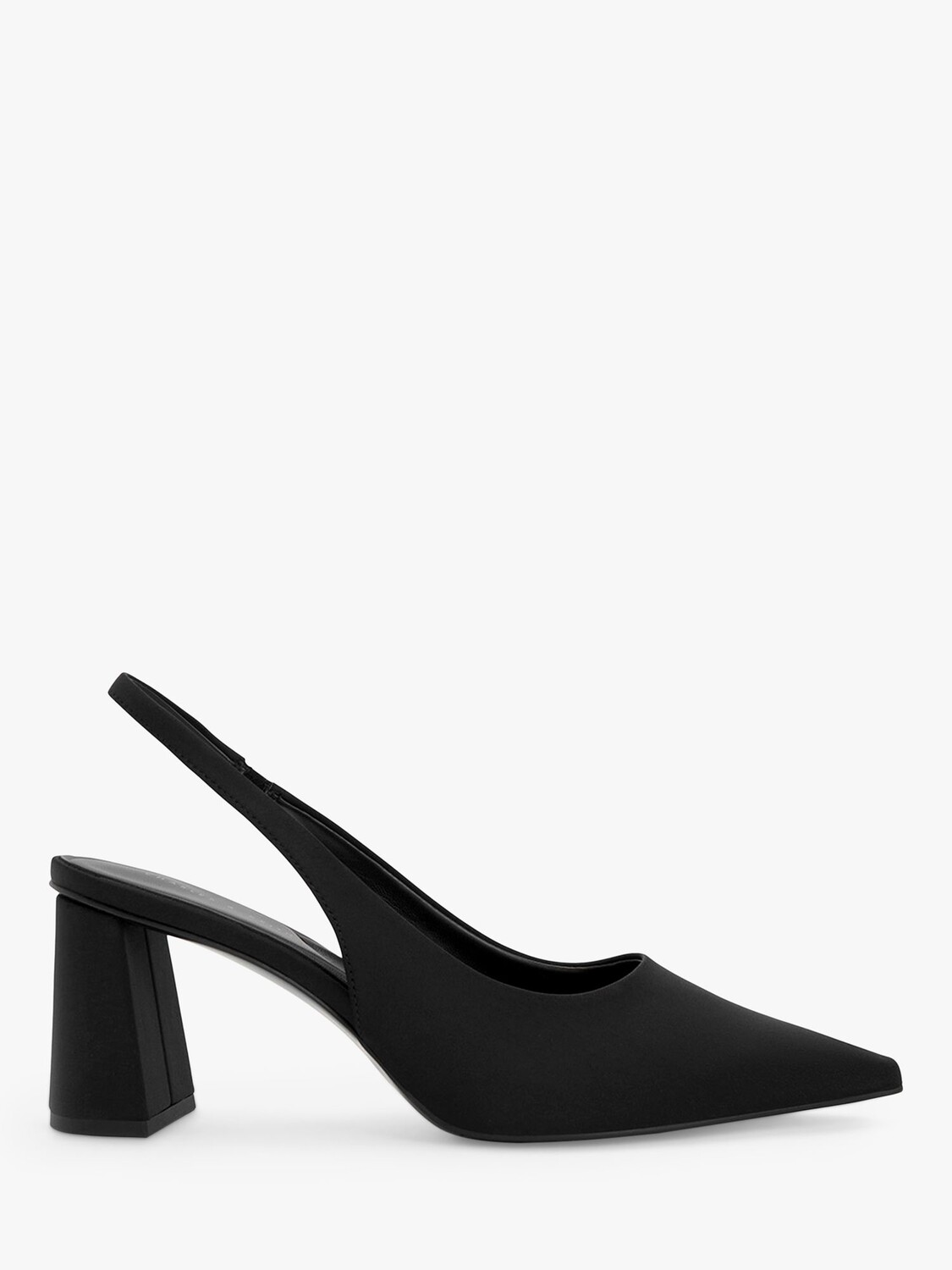 

CHARLES & KEITH Туфли-лодочки на пятке с пяткой на блочном каблуке, черный