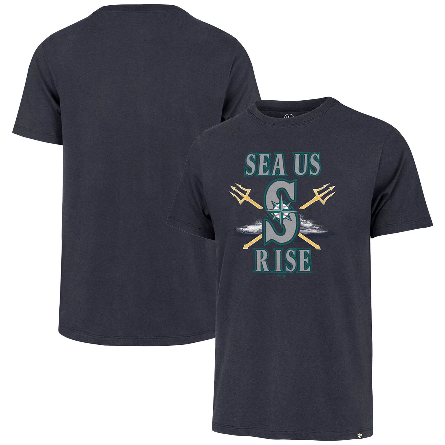 цена Мужская темно-синяя футболка Seattle Mariners HR Celebration '47