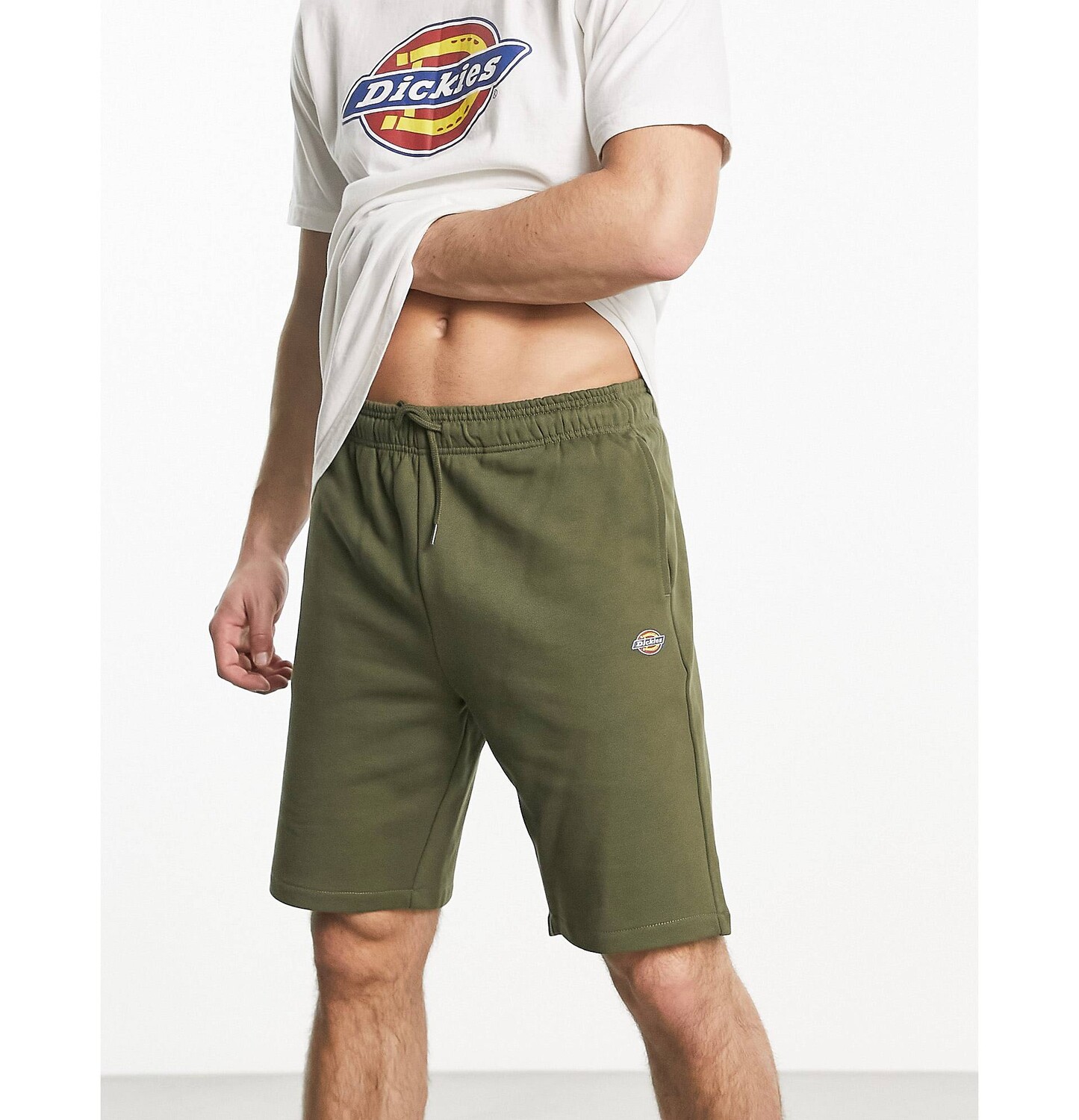 

Зеленые шорты из джерси в стиле милитари Dickies Mapleton