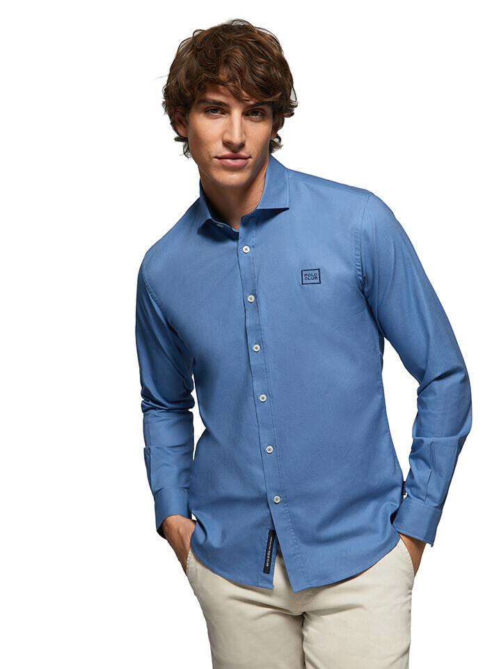 

Рубашка Polo Club Slim fit, синий
