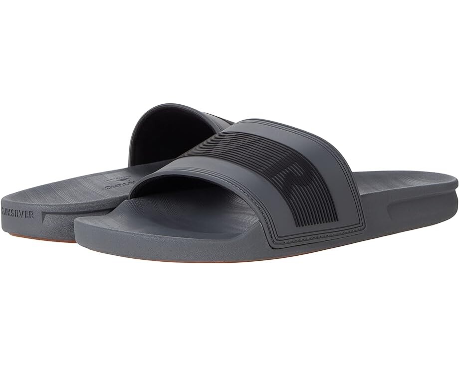 

Сандалии Quiksilver Rivi Slide, цвет Grey/Black/Brown