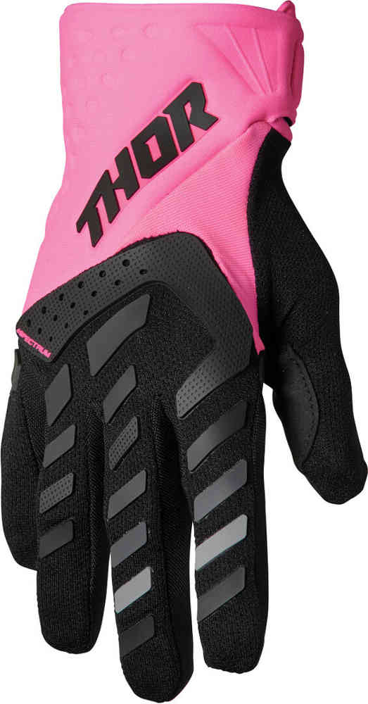 Spectrum Touch женские перчатки для мотокросса Thor, розовый/черный цена и фото