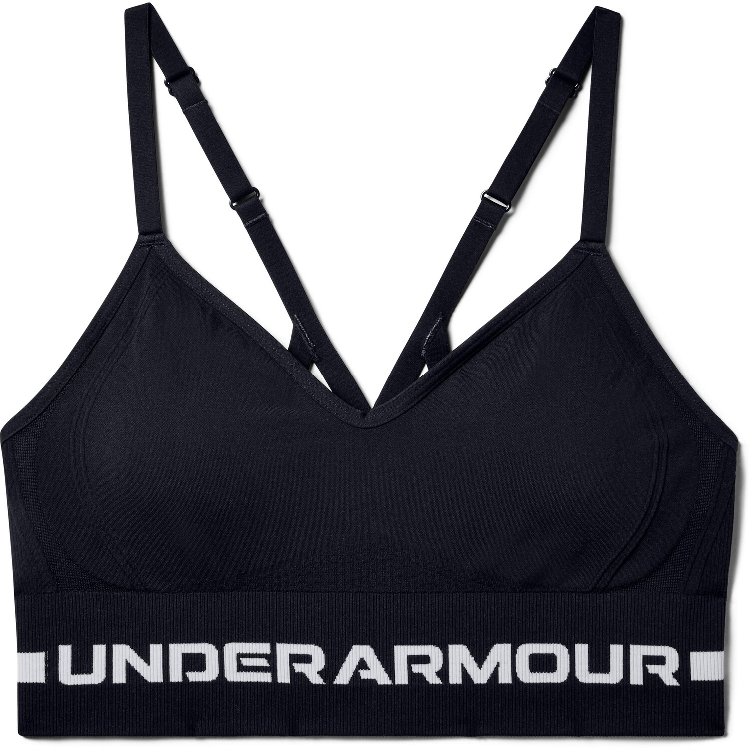 

Бюстгальтер Under Armour Sport BH Seamless Low Long, черный