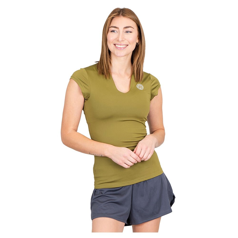 

Футболка Bidi Badu Pure Wild V-Neck, зеленый