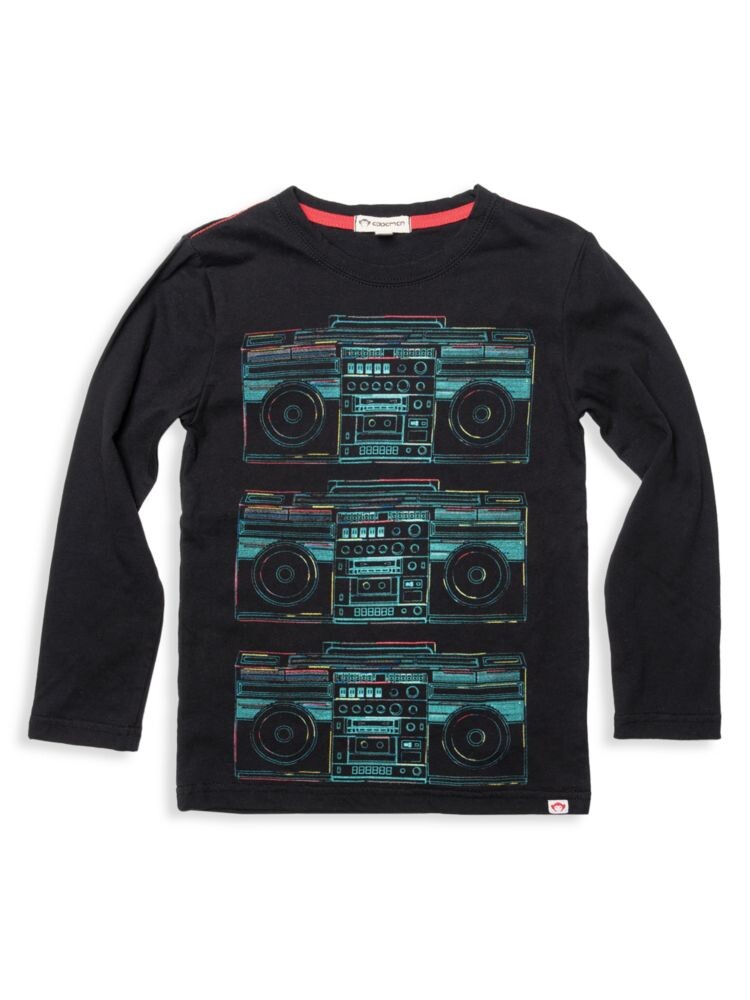 

Футболка с длинными рукавами Little Boy's & Boy's Boombox Appaman, черный