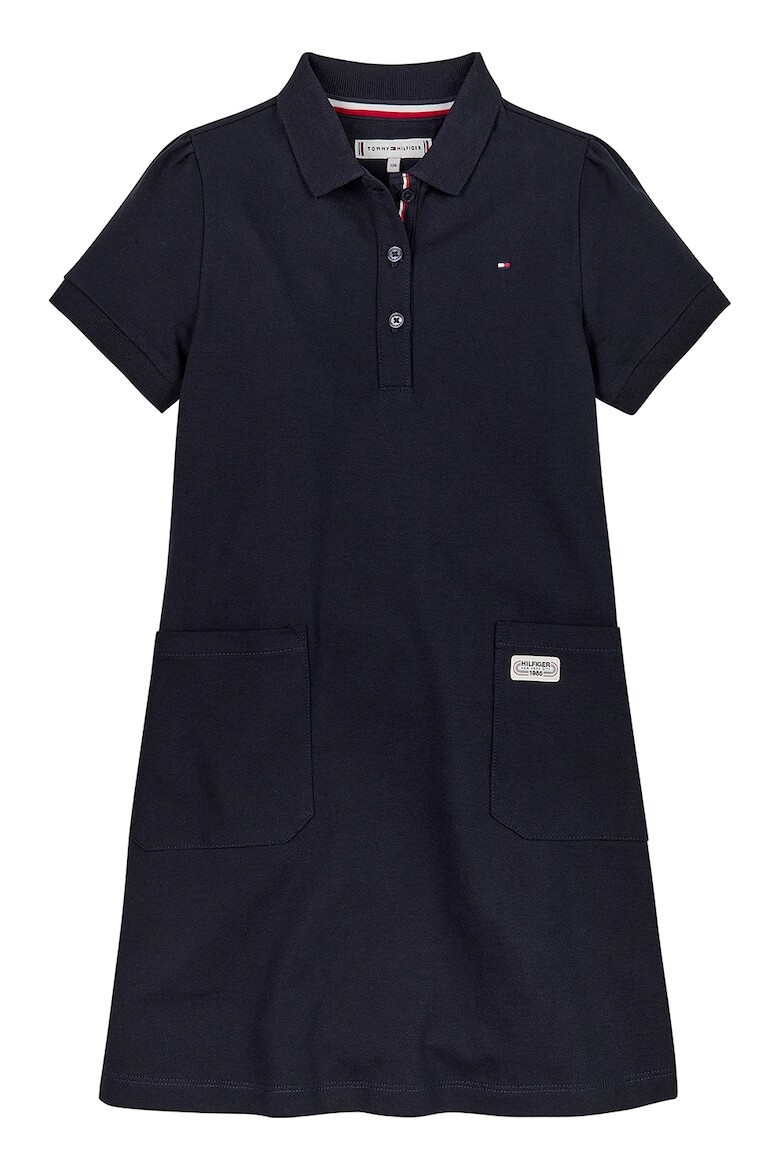 

Платье с воротником и вшитыми карманами Tommy Hilfiger, синий