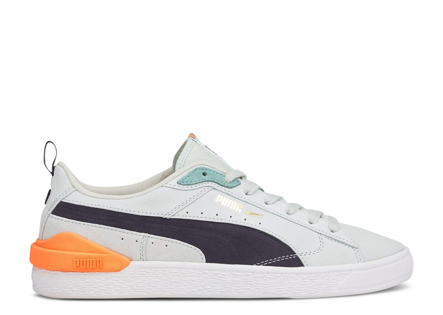 

Кроссовки Puma Suede Bloc 'Ice Flow Parisian Night', серый