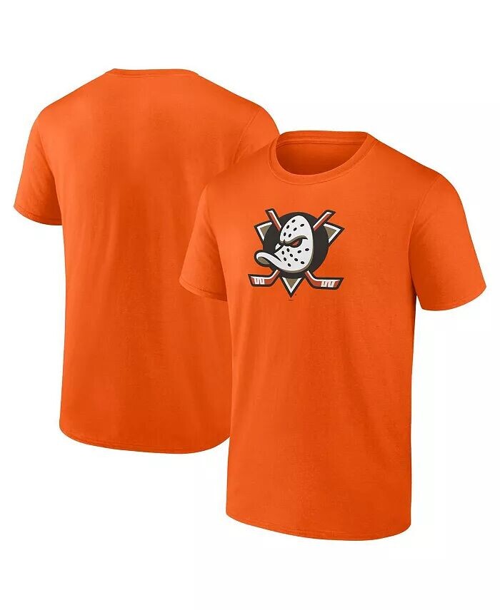 

Мужская оранжевая футболка с логотипом Anaheim Ducks Primary Fanatics, оранжевый