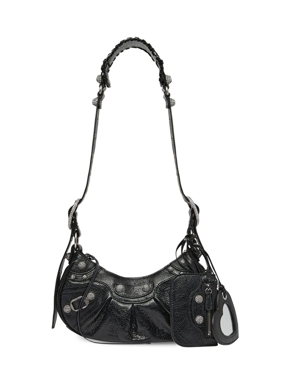 

Сумка Le Cagole XS со стразами Balenciaga, черный