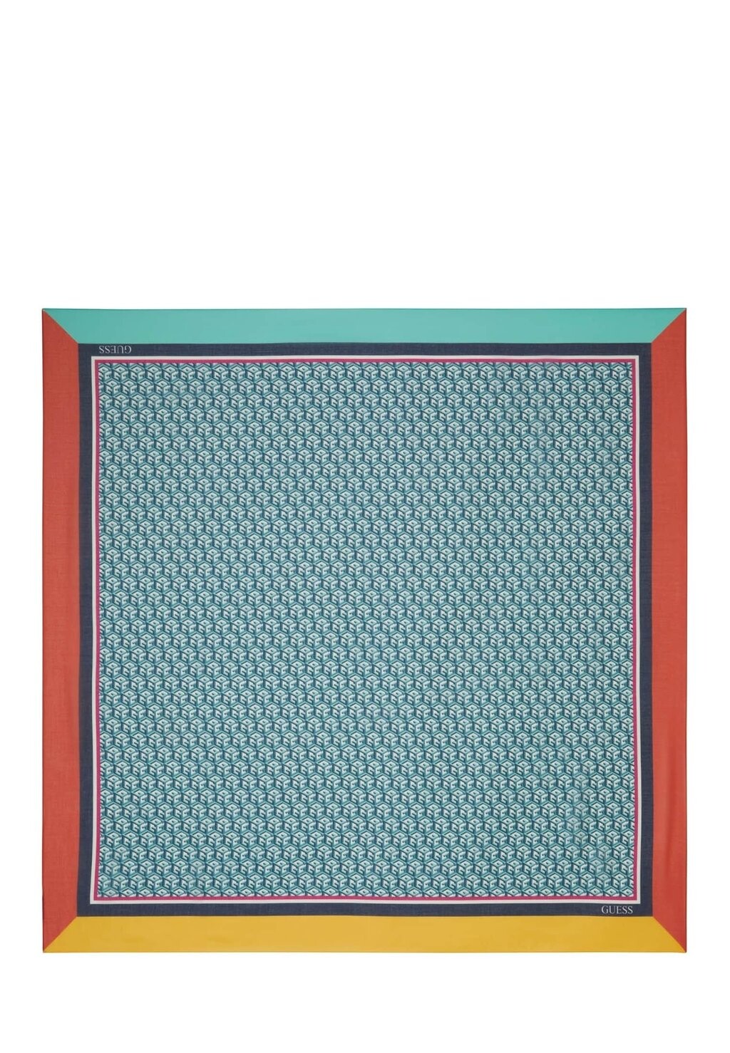 

Шарф SILVANA MIT G-CUBE-LOGO Guess, hellblau