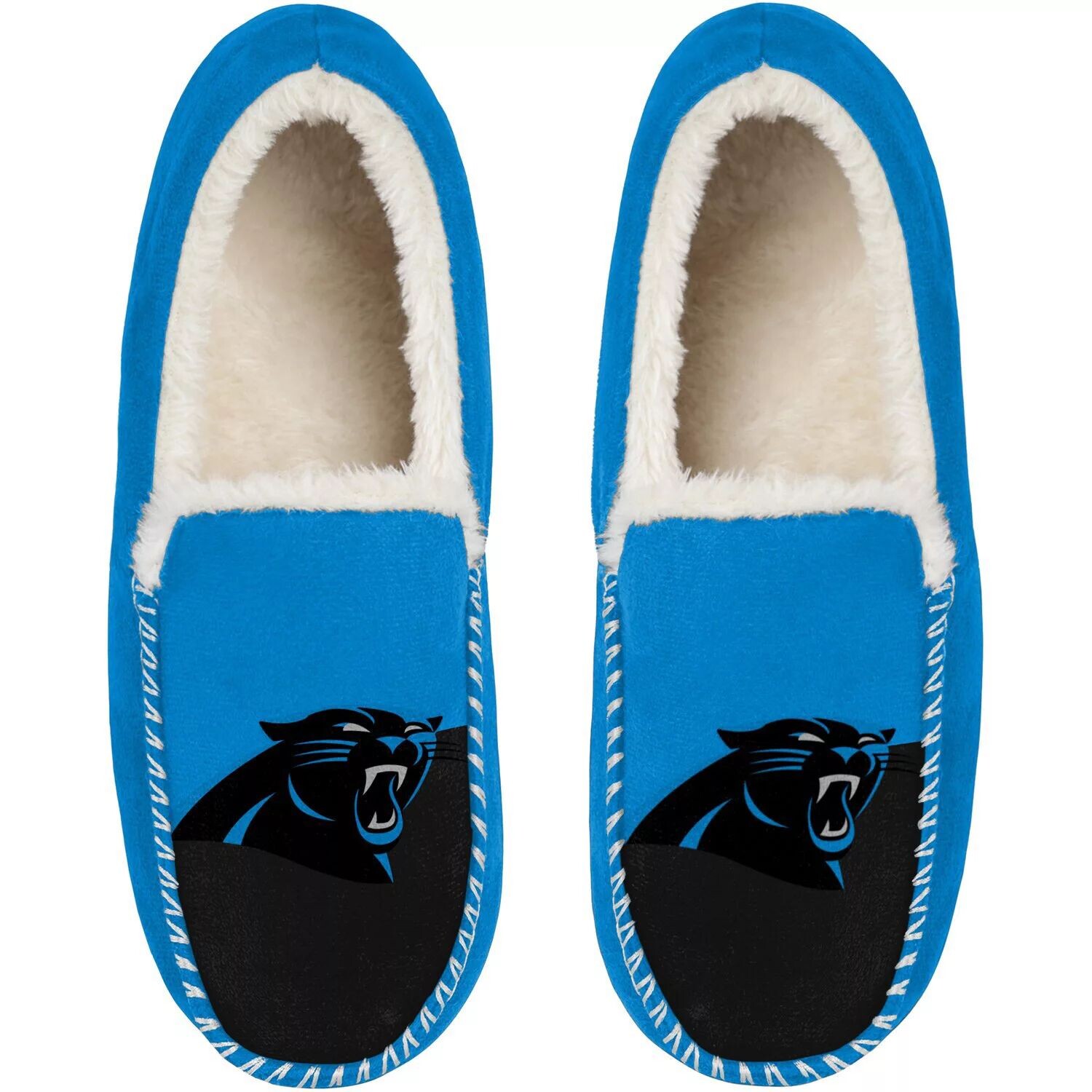 

Мужские мокасины FOCO Carolina Panthers с цветными блоками