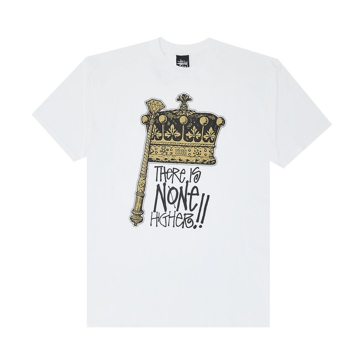 

Футболка Stussy None Higher 'White', белый