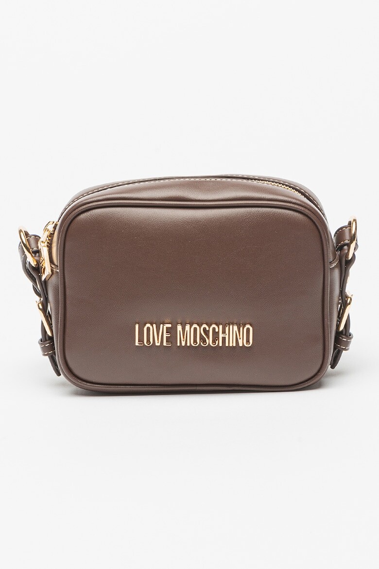 

Сумка из экокожи Love Moschino, коричневый
