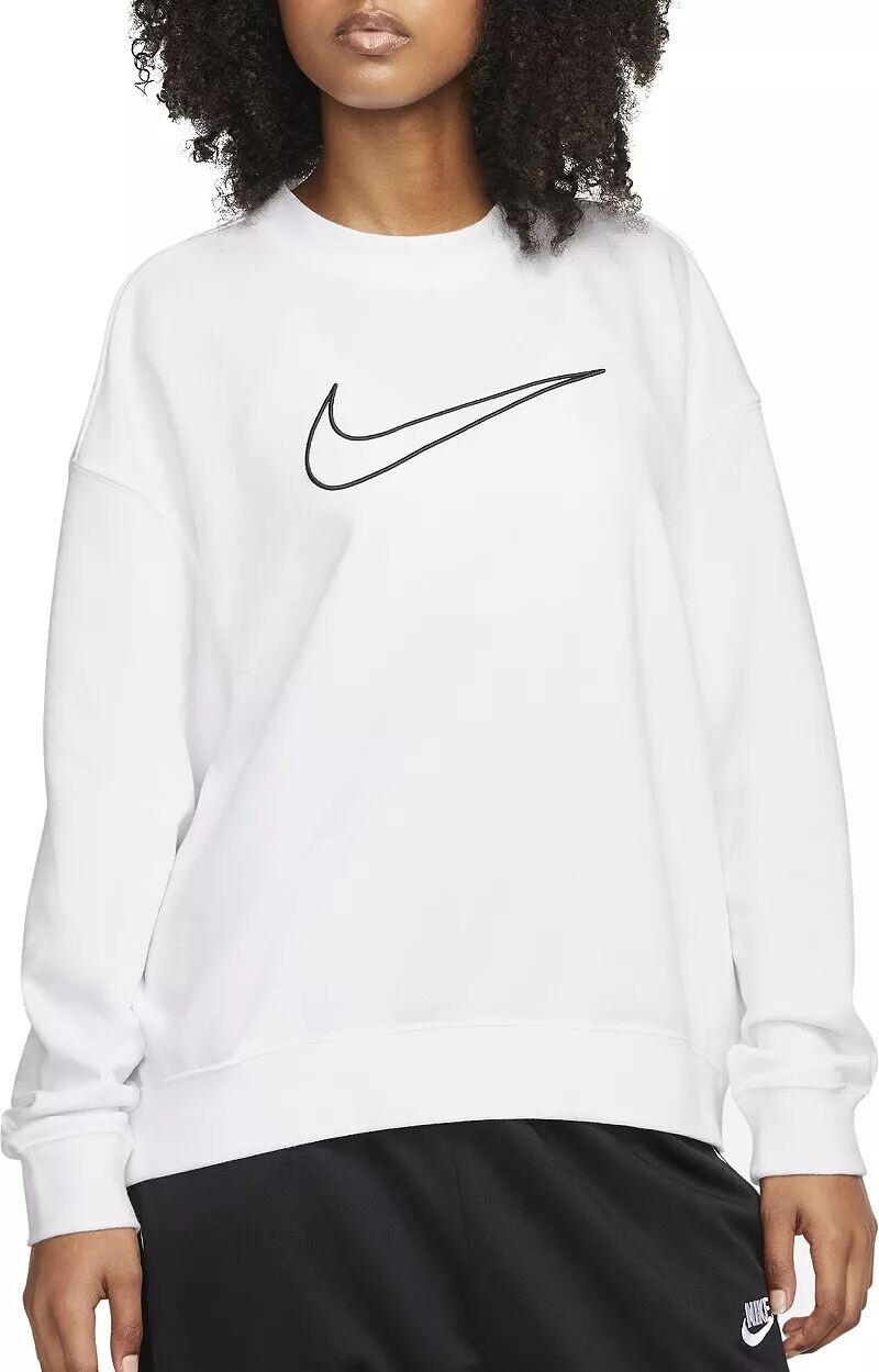 

Женская толстовка с круглым вырезом Nike Dri-FIT Get Fit, белый