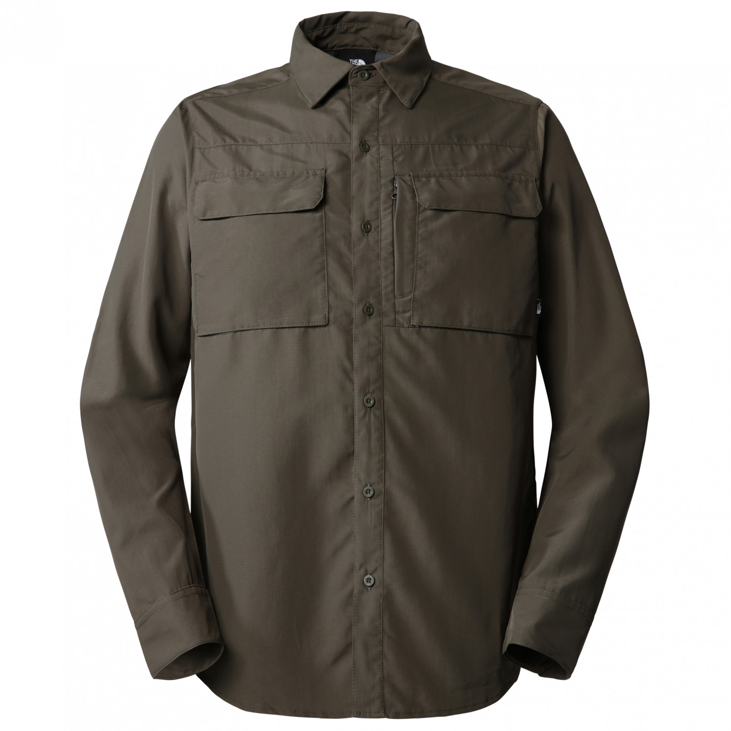 Рубашка The North Face L/S Sequoia Shirt, цвет New Taupe Green куртка the north face new sierra down размер l черный