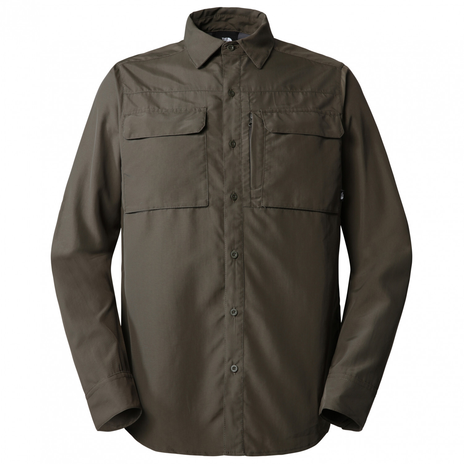 Рубашка The North Face L/S Sequoia Shirt, цвет New Taupe Green полупрозрачный ажурный халат sweet retreat white s l