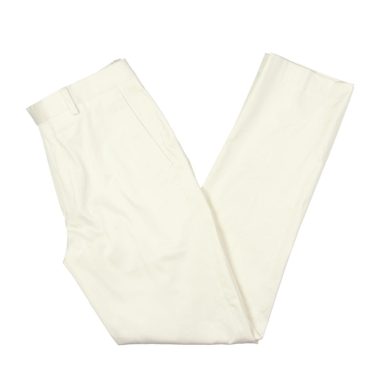 

Мужские классические брюки Jocelyn из однотонного хлопка Calvin Klein, белый