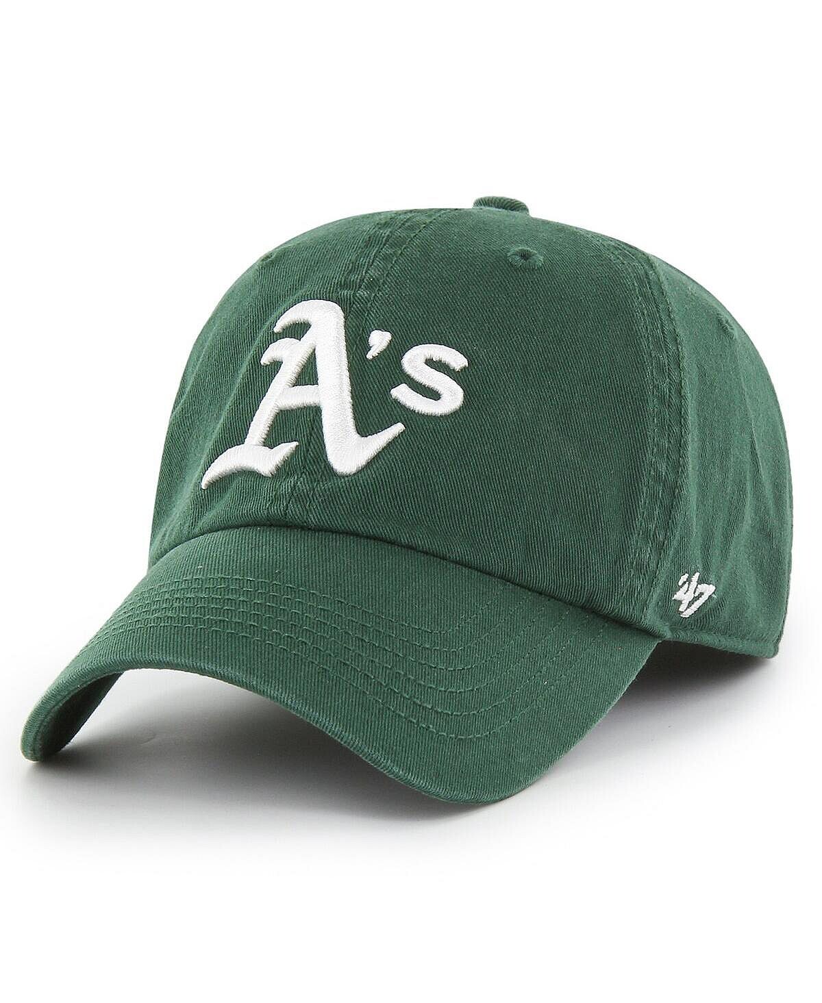 

Мужская зеленая приталенная шляпа с логотипом Oakland Athletics Franchise '47 Brand