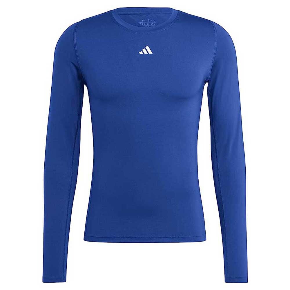 

Футболка с длинным рукавом adidas Techfit Aeroready, синий