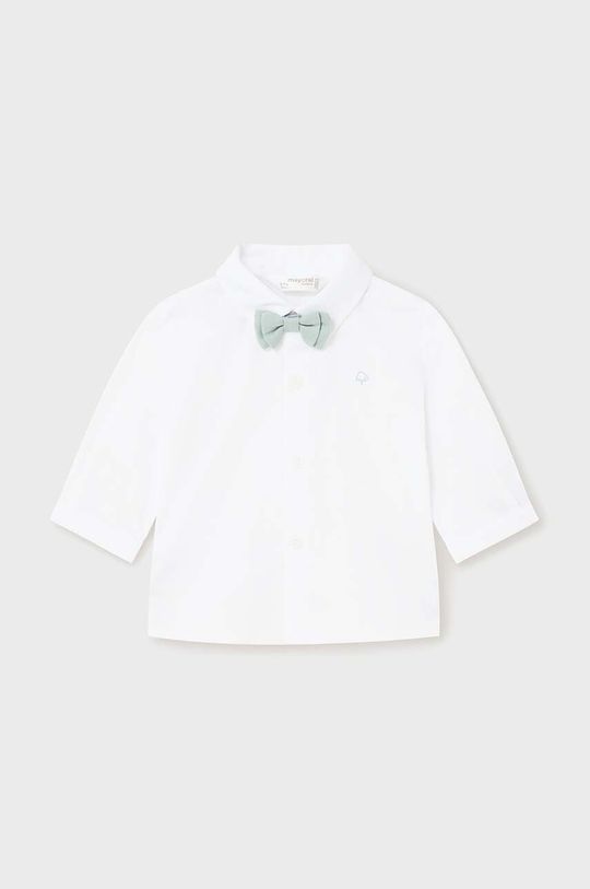 Детская шерстяная рубашка Mayoral Newborn, белый цена и фото