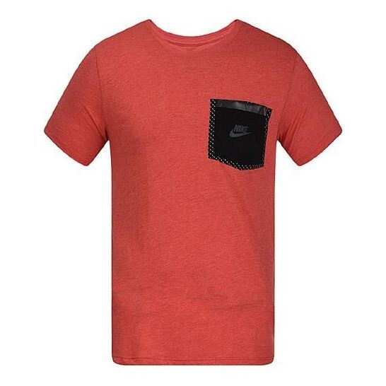 

Футболка Nike Reflective Pocket Short Sleeve T-shirt 'Red Black', красный