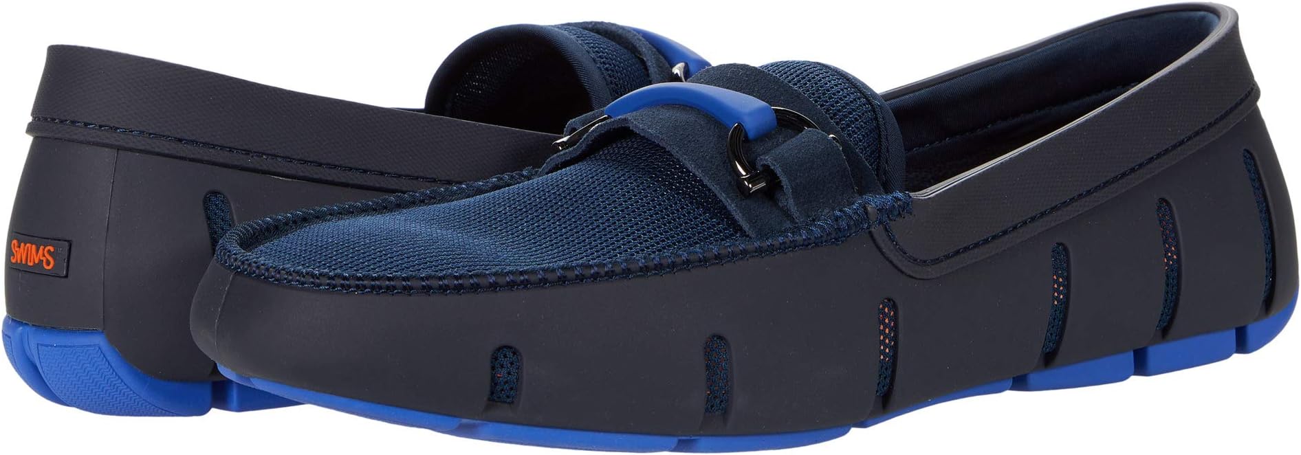 Лоферы Active Mesh bit Swims, цвет Navy Swims. Shoe bit Assemblies.