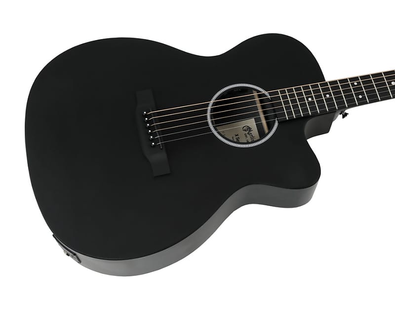 Акустическая гитара Martin OMC-X1E Orchestra Model Jett Black Acoustic Electric
