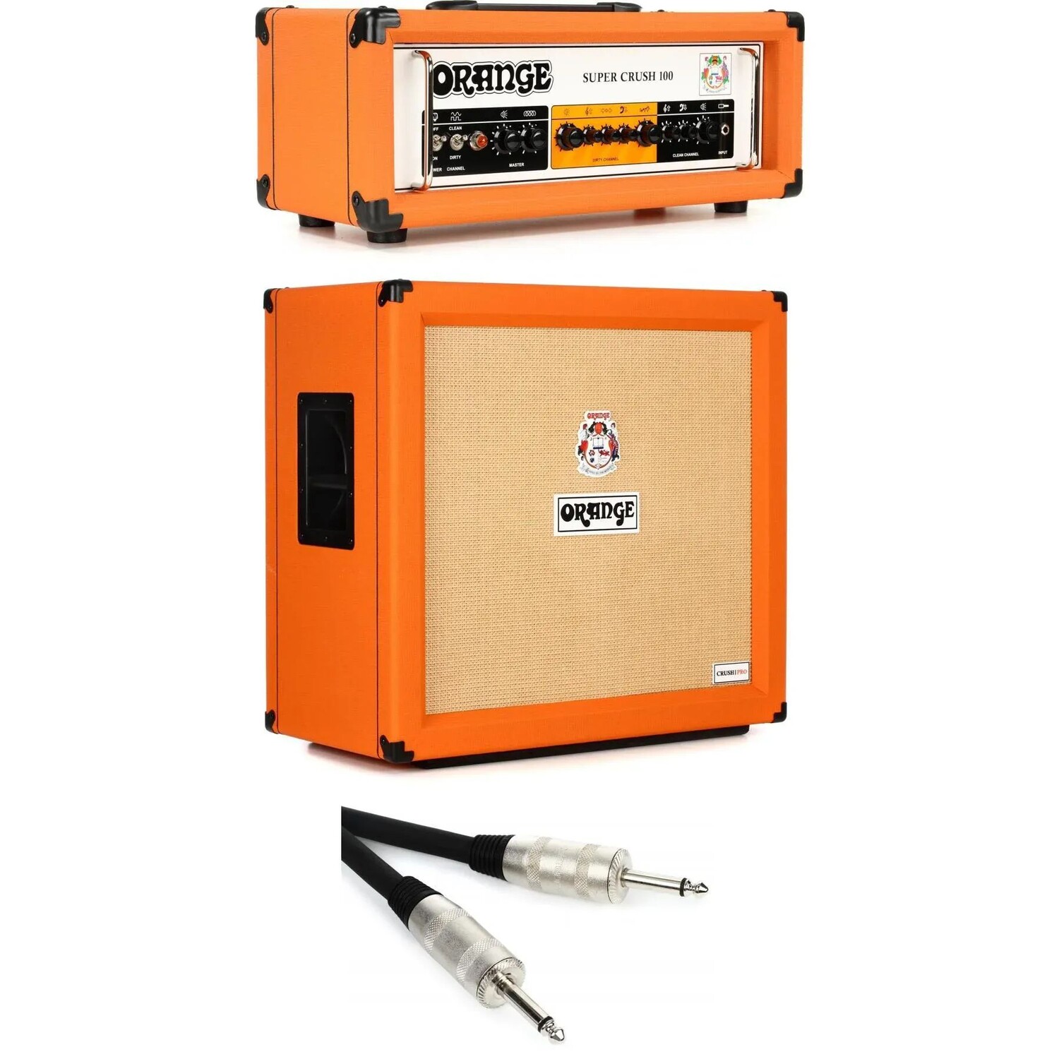 

Orange Super Crush 100 — полупроводниковая головка мощностью 100 Вт с корпусом 4x12 мощностью 240 Вт