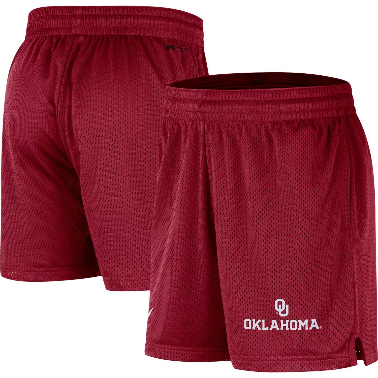 цена Мужские темно-красные сетчатые шорты Oklahomaooners Performance Nike