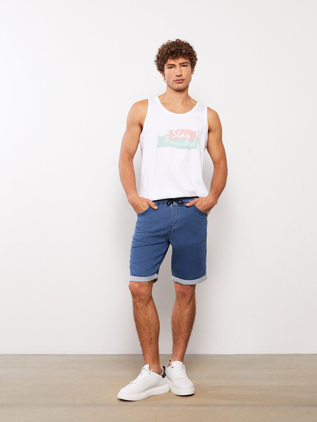 

Мужские джинсовые шорты стандартного кроя LCW Jeans, среднее индиго родео