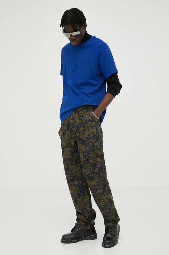 

Брюки PATCH POCKET CARGO из хлопка Levi's, зеленый