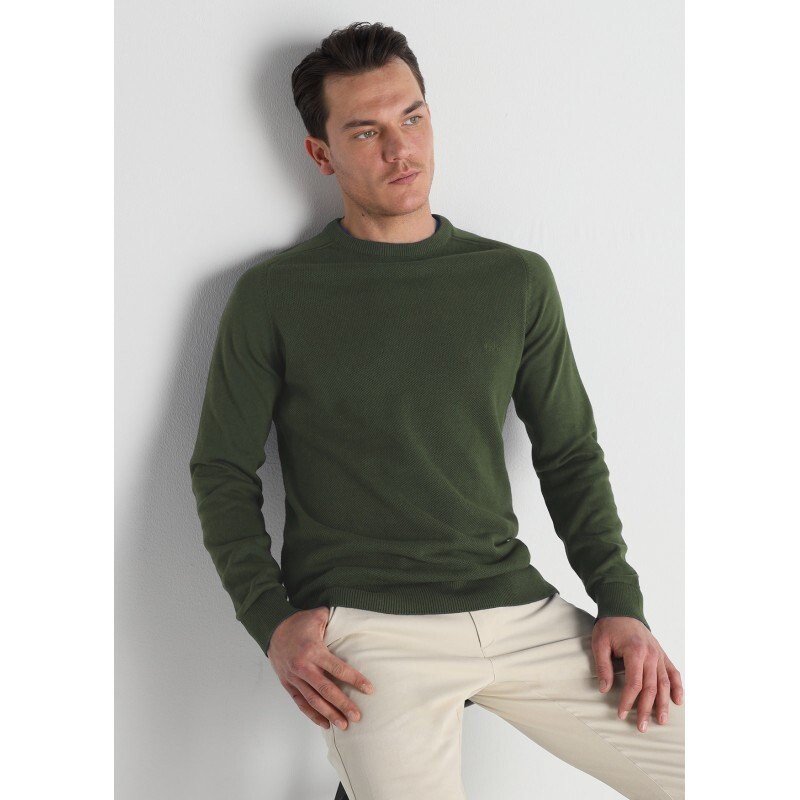 

Свитер Lois Jeans Mock Neck, зеленый